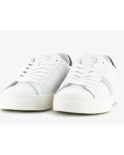 D.A.T.E White Leather Sneaker