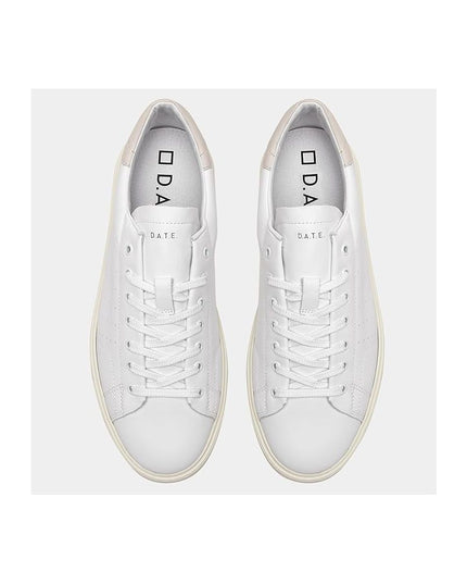 D.A.T.E White Leather Sneaker