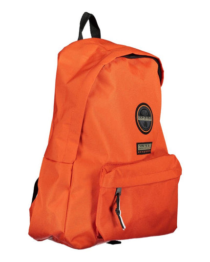 Napapijri Eco-Chic Orange Backpack for the Modern Explorer