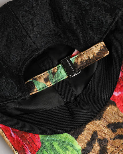 Dolce & Gabbana Multicolor DG Logo Patch 6 Panels Baseball Cap