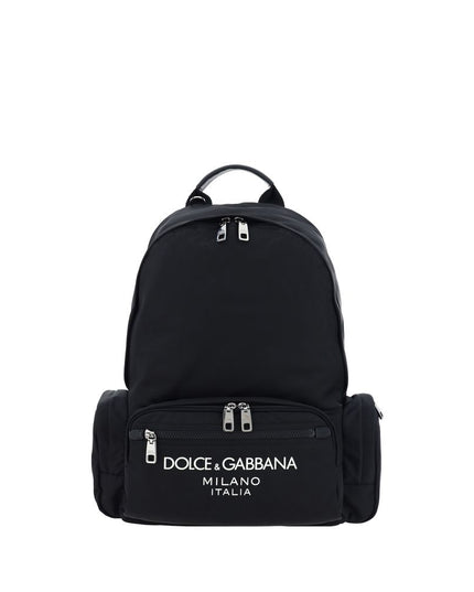 Dolce & Gabbana Black Nylon Backpack