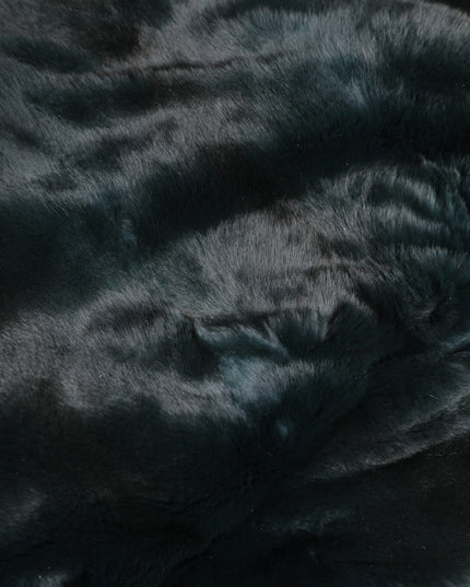 Dolce & Gabbana Black Weasel Fur Womens Beanie Hat