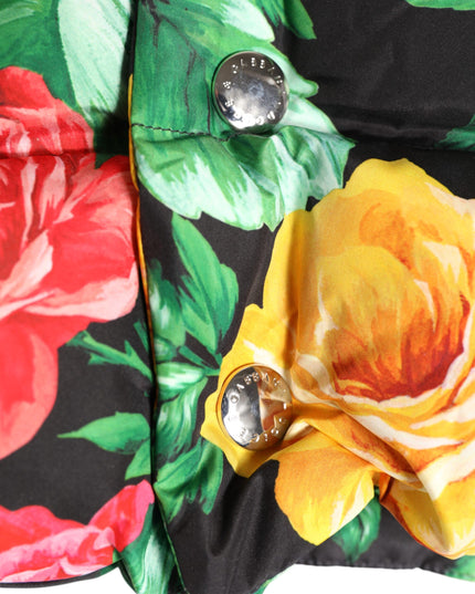 Dolce & Gabbana Multicolor Floral Print Whole Head Wrap Hat