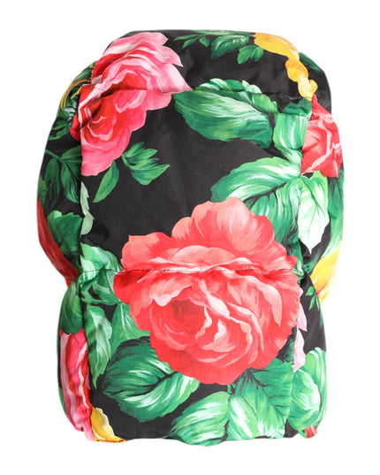 Dolce & Gabbana Multicolor Floral Print Whole Head Wrap Hat