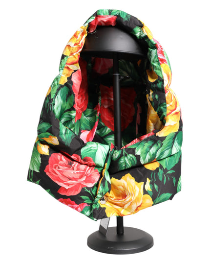 Dolce & Gabbana Multicolor Floral Print Whole Head Wrap Hat