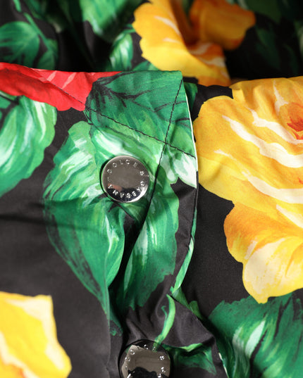 Dolce & Gabbana Multicolor Floral Print Whole Head Wrap Hat