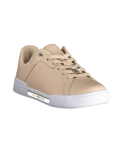 Tommy Hilfiger Pink Leather Women Sneaker