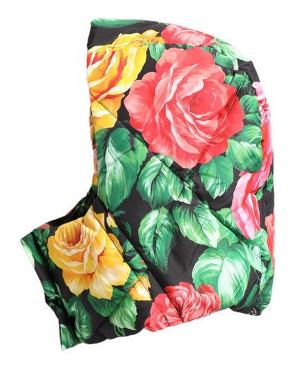 Dolce & Gabbana Multicolor Floral Print Whole Head Wrap Hat