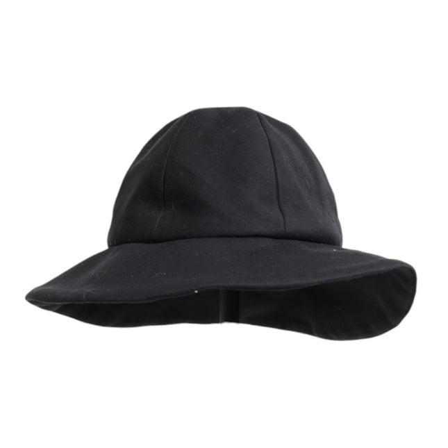 Dolce & Gabbana Black Cotton Wide Brim Bucket Hat