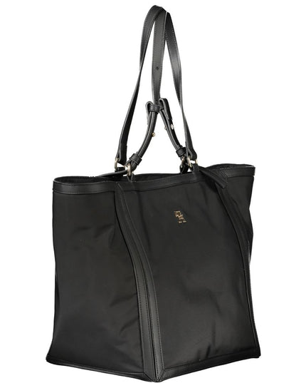 Tommy Hilfiger Black Polyester Handbag