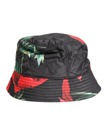 Dolce & Gabbana Multicolor DG Plaque Wide Brim Bucket Hat