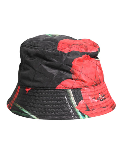 Dolce & Gabbana Multicolor DG Plaque Wide Brim Bucket Hat