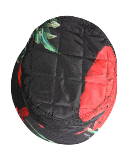 Dolce & Gabbana Multicolor DG Plaque Wide Brim Bucket Hat