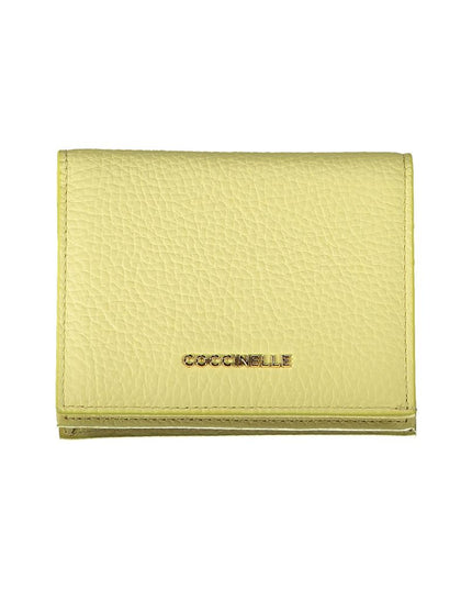 Coccinelle Yellow Leather Wallet