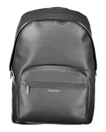 Calvin Klein Black Polyester Men Backpack
