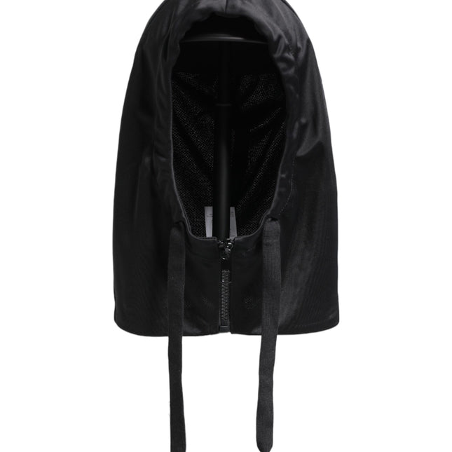 Dolce & Gabbana Black Polyester Whole Head Wrap Hat