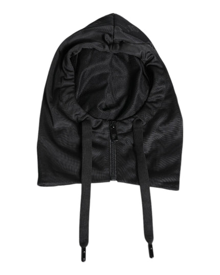 Dolce & Gabbana Black Polyester Whole Head Wrap Hat