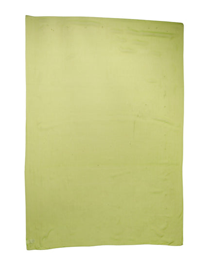 Dolce & Gabbana Green Silk Rectangle Wrap Shawl Neck Warmer Scarf