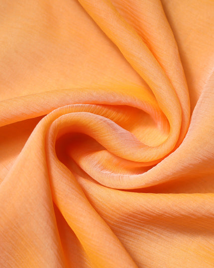 Dolce & Gabbana Orange Silk Rectangle Wrap Shawl Scarf