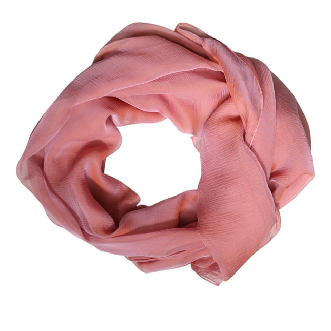 Dolce & Gabbana Pink Silk Rectangle Women Wrap Shawl Scarf