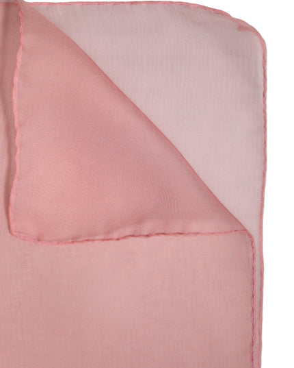 Dolce & Gabbana Pink Silk Rectangle Women Wrap Shawl Scarf