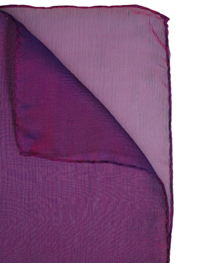 Dolce & Gabbana Purple Silk Rectangle Wrap Shawl Scarf