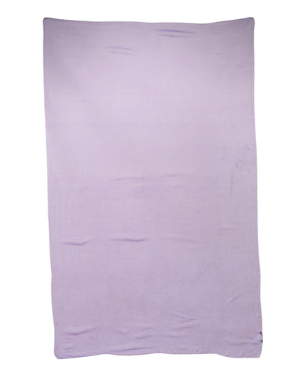 Dolce & Gabbana Purple Silk Rectangle Wrap Shawl Scarf