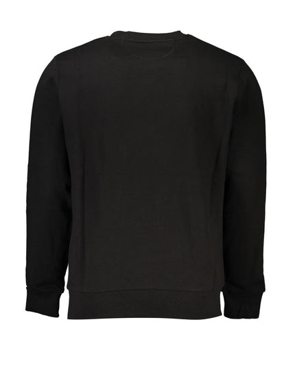 La Martina Black Cotton Men Sweater