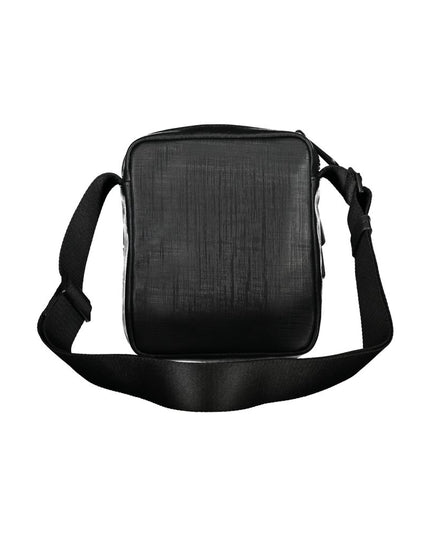 Calvin Klein Elegant Black Shoulder Bag with Contrasting Details