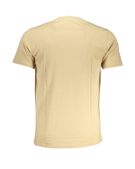 Cavalli Class Beige Cotton T-Shirt