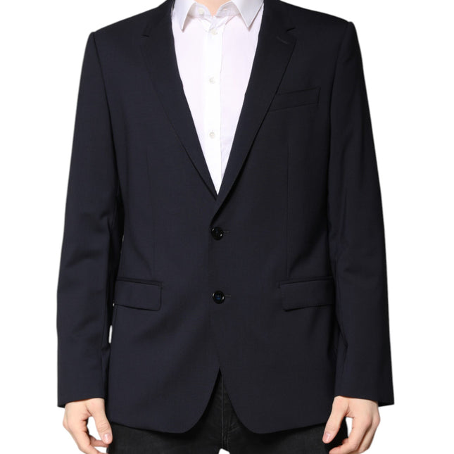 Dolce & Gabbana Black MARTINI Single Breasted Coat Blazer