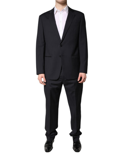 Emporio Armani Black Single Breasted Formal 2 Piece Suit
