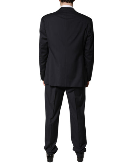 Emporio Armani Black Single Breasted Formal 2 Piece Suit