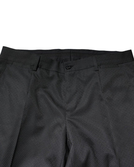 Dolce & Gabbana Black Single Breasted Formal 2 Piece Suit