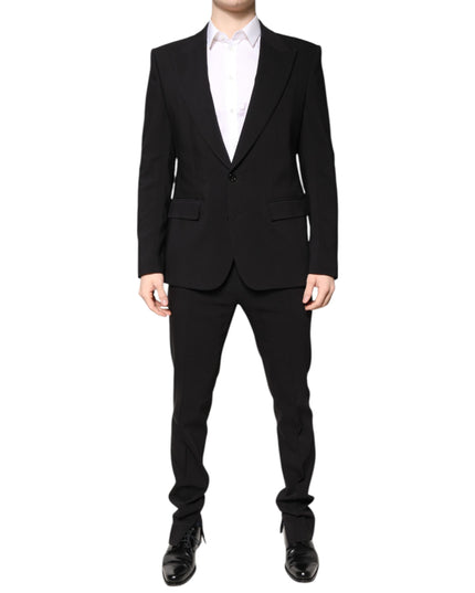 Dolce & Gabbana Multicolor Polyester Jacquard 2 Piece Suit