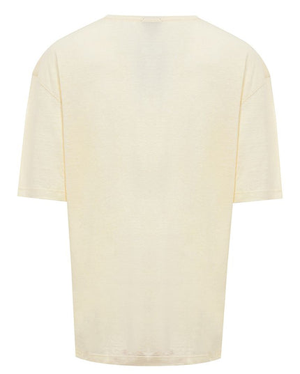 Corneliani Yellow Linen T-Shirt