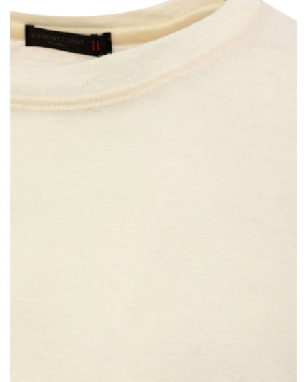 Corneliani Yellow Linen T-Shirt