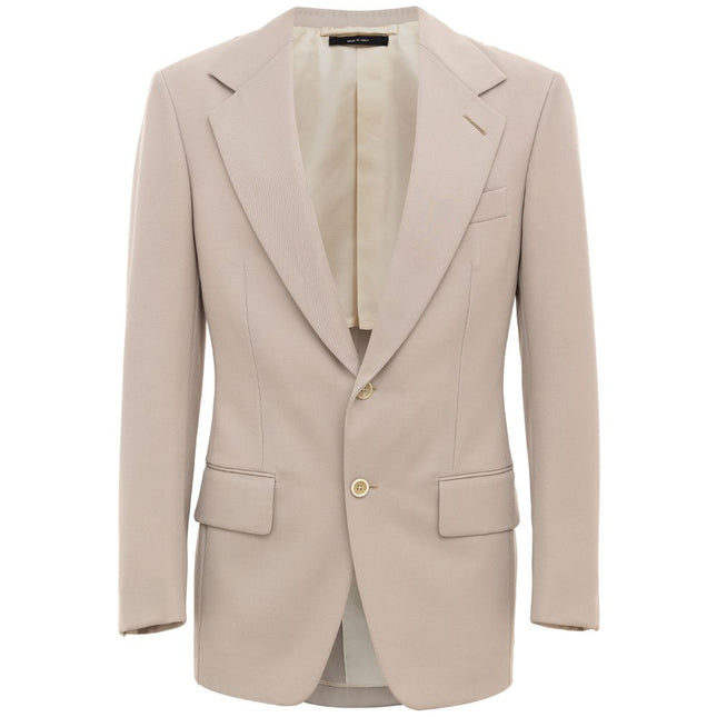 Tom Ford Beige Wool Blazer