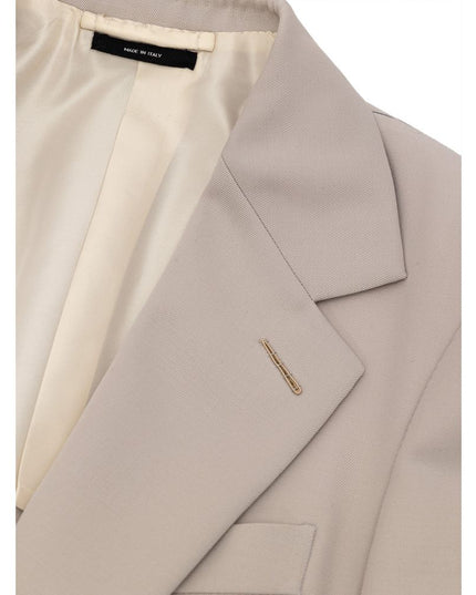 Tom Ford Beige Wool Blazer