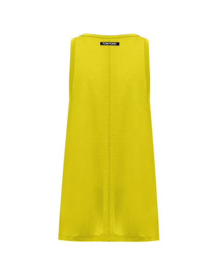 Tom Ford Yellow Silk Tank Top