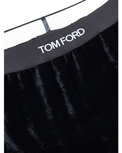 Tom Ford Black Viscose Mini Skirt