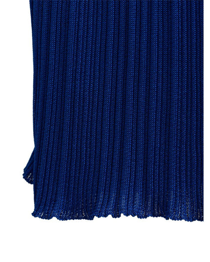 Tom Ford Blue Viscose Midi Skirt