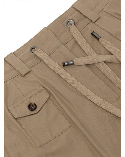 Dolce & Gabbana Beige Cotton Bermuda Shorts