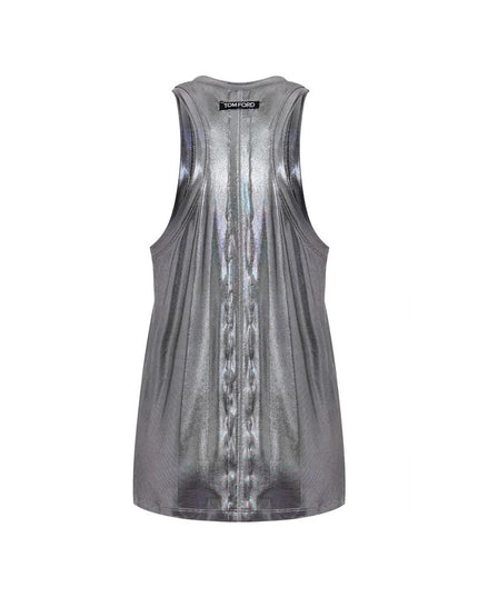 Tom Ford Gray Viscose Tank Tops