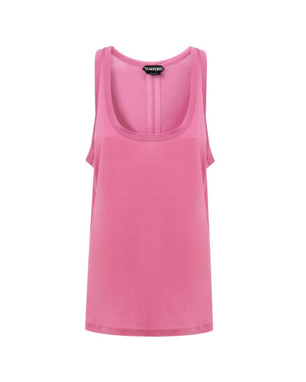 Tom Ford Pink Silk Tank Top