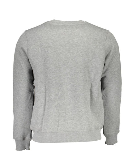 North Sails Gray Cotton Men Sweater
