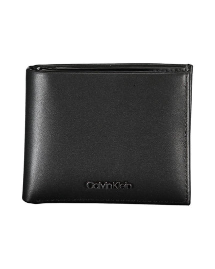 Calvin Klein Sleek Leather Bi-Fold Wallet with RFID Block