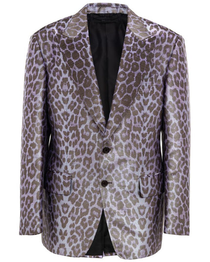 Tom Ford Purple Viscose Blazer