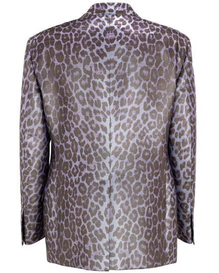 Tom Ford Purple Viscose Blazer