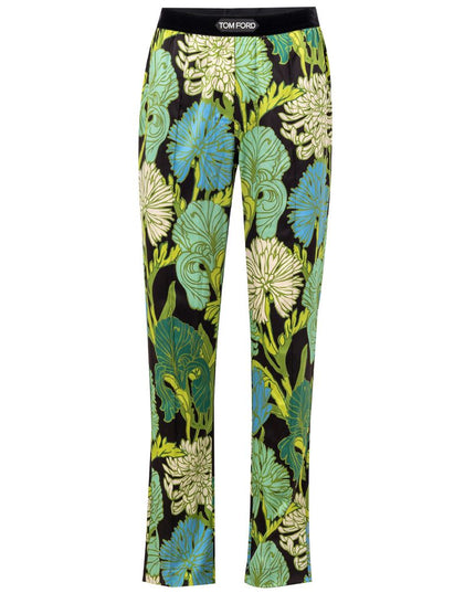 Tom Ford Multicolor Silk Bottoms Sleepwear